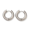 202 Stainless Steel Polishing Hoop Earrings EJEW-M106-02P-02-4