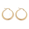 PVD Vacuum Plating 201 Stainless Steel Hoop Earrings EJEW-I309-52A-G-1