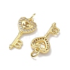 Valentine's Day Brass Micro Pave Clear Cubic Zirconia Pendants KK-K420-02A-G-2