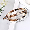 Oval Resin Hair Barrettes PHAR-H001-03D-1