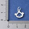 925 Sterling Silver Chinese Zodiac Outline Charms STER-P066-02S-10-3