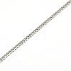 304 Stainless Steel Curb Chain/Twisted Chain Necklace Making STAS-A028-N109P-2