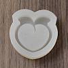 DIY Peach Shape Quicksand Silicone Molds X-DIY-E048-02-2