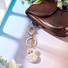 Number 3 Transparent Resin Keychains KEYC-TADJ0001-10C-4
