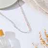 1Pc Glass Rondelle Beaded Necklaces NJEW-LP0007-23M-3
