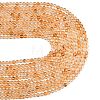 Natural Citrine(Heated) Beads Strands G-L659-A01-4mm-5