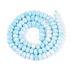 Anti-Tarnish Electroplate Glass Beads Strands GLAA-T025-6mm-11B-3