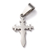 Tarnish Resistant 304 Stainless Steel Pendants STAS-P253-15P-1