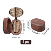 Wooden Finger Ring Boxes OBOX-WH0005-09-2