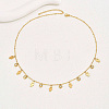 Religion Stainless Steel Hollow Multi-Hamsa Hand Pendant Necklaces for Women SW4671-2