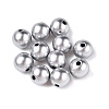 Matte Style Spray Painted Acrylic Beads ACRP-S669-8mm-01-1-1