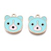 Alloy Enamel Pendants ENAM-N054-75B-2