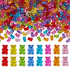 200G Transparent Acrylic Beads OACR-ME0001-09-1