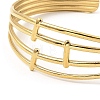 304 Stainless Steel Cuff Bangles BJEW-P302-11G-4