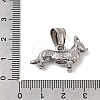 Animal Theme 304 Stainless Steel Pendants STAS-B167-27G-P-3