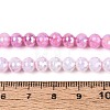 Anti-Tarnish Electroplate Glass Beads Strands X-GLAA-N056-6mm-08-2