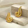 Brass Stud Earrings for Women WG0E589-01-1