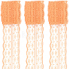 3 Rolls Guipure Non-Stretch Lace Trim OCOR-GF0004-52D-1