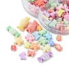 260Pcs 7 Style Craft Style Acrylic Beads MACR-FS0001-38-4