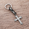 Punk Style 304 Stainless Steel Cross Keychains GV8385-1