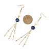 Natural Gemstone Dangle Earrings EJEW-JE06813-5