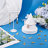 120Pcs Alloy Glue On Flat Pad Pendant Bails FIND-SP0001-88G-4
