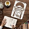 Plastic Reusable Drawing Painting Stencils Templates DIY-WH0202-276-3