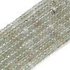 Natural Green Quartz Beads Strands G-A299-A25-01-2