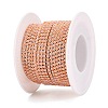 Iron & ABS Plastic Imitation Pearl Tennis Chains CH-Q006-01A-08-2