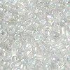 Transparent Rainbow Colours Round Glass Seed Beads X-SEED-A007-4mm-161-2