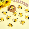 12Pcs Food Grade Eco-Friendly Silicone Focal Beads SIL-PA0001-49-4