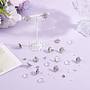 50Pcs 304 Stainless Steel Flat Round Stud Earring Settings STAS-BBC0010-39A-4