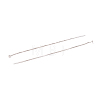 Rhodium Plated 925 Sterling Silver Ear Thread STER-P047-10P-4