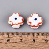 Handmade Porcelain Beads PORC-N012-15F-3
