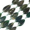 Natural Banded Agate Beads Strands G-F825-E02-01-2