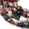 Natural Ocean Jasper Beads Strands X-G-E483-39B-3