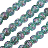 1 Strand Handmade Glod Sand Lampwork Beads Strands LAMP-PA0001-77A-8