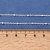 PVD Vacuum Plating 304 Stainless Steel Satellite Chain Necklaces X-MAK-L015-41S-3