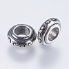 304 Stainless Steel European Beads STAS-I069-12AS-2