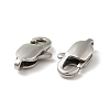 Tarnish Resistant 316 Surgical Stainless Steel Lobster Claw Clasps STAS-Z013-01C-2