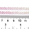 Gradient Color Baking Paint Glass Bead Strands X-DGLA-A039-T2mm-A01-5