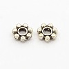 Tibetan Style Alloy Spacer Beads TIBEB-S039-024AS-NR-2