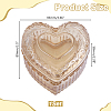 Embossed Heart Transparent Glass Jewelry Storage Boxes with Lid AJEW-HY0003-62B-2