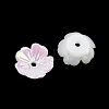 UV Plating Opaque Acrylic Bead Cap OACR-K001-41-2