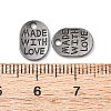 Tibetan Style Alloy Oval Charms LS-TIBEP-Q035-08B-NR-3