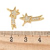 Brass Micro Pave Cubic Zirconia Pendants KK-U056-57G-3