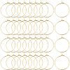 100Pcs 304 Stainless Steel Hoop Earrings Findings STAS-BBC0009-64-1
