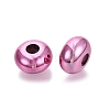UV Plating Opaque Acrylic European Beads PACR-T017-19M-05-2