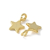 925 Sterling Silver Star Charms STER-M099-04G-2