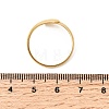 5Pcs 304 Stainless Steel Open Cuff Rings for Women RJEW-K313-03G-5